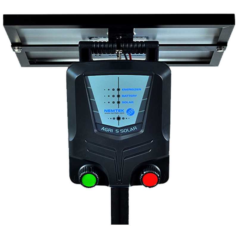 Nemtek Agri 5-kilometers Solar Electric Fence Energizer