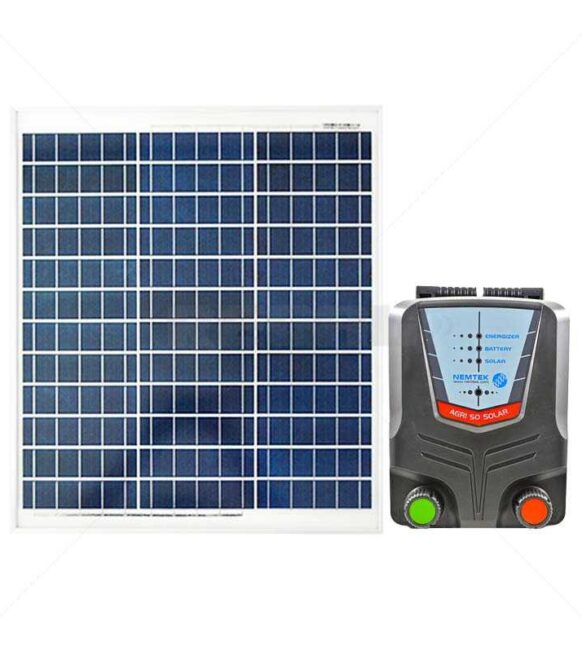 Nemtek Agri 50-kilometer Solar Electric Fence Energizer