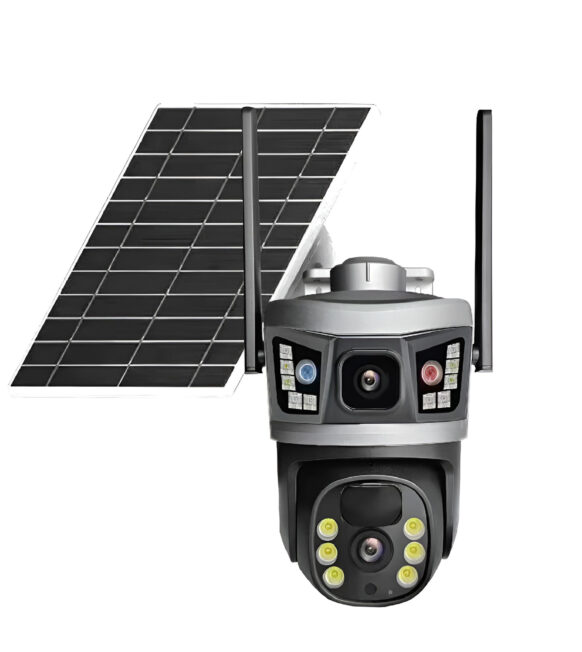 Outdoor Solar Battery-Powered 4G PTZ Wireless CCTV Camera