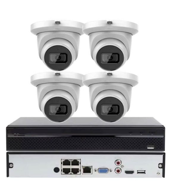 4-Piece Indoor Dome CCTV Camera Supply and Installation