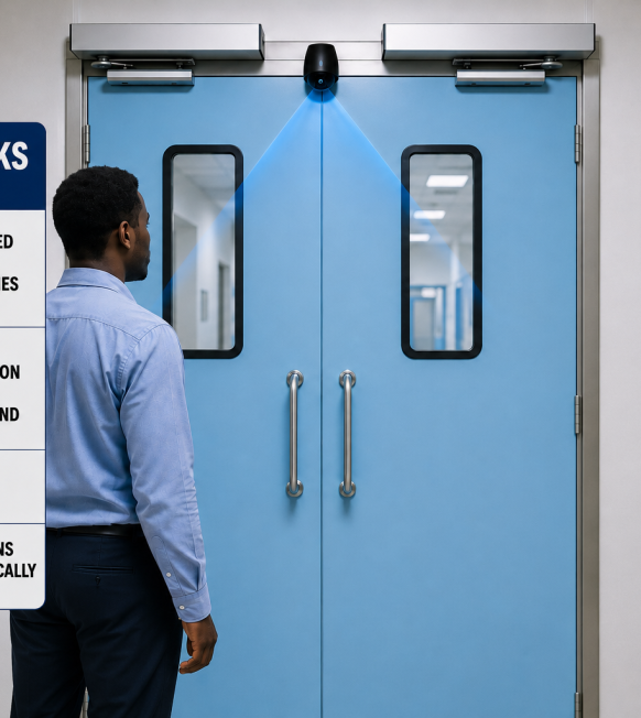 Automatic Door Opening System Installation