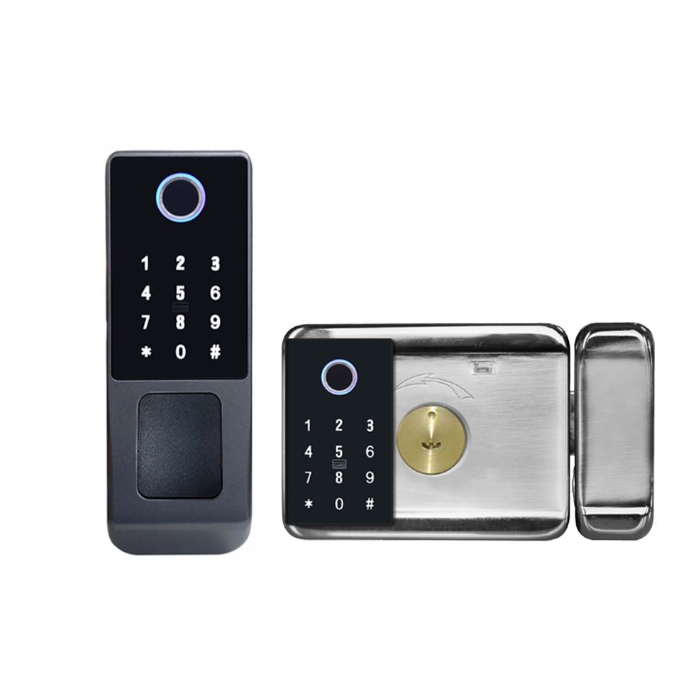 Smart Automatic Apartment Gate Door Lock with Mobile App, Fingerprint, PIN & RFID - Image 3