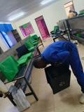 Computer lab network installation